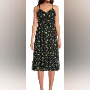 No Boundaries Juniors Ruffle Midi Dress